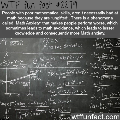 People with poor mathematical skills - WTF fun facts