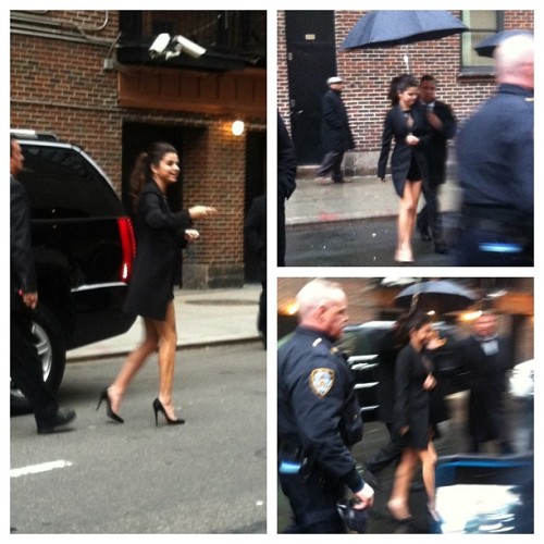 @danicarasicci: As you can tell by the bad photography, I was freaking out. But&#8230; I JUST SAW @selenagomez IN NEW YORK