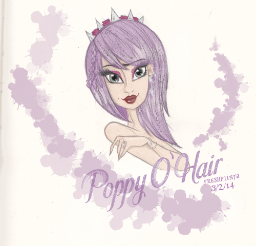 Poppy Oâ€™Hairâ„¢ - Ever After Highâ„¢
Ok, i deleted the handdrawn version and tried to edit itâ€¦ I LOVE HER SO MUCH!!!

Â©2014 Mattel. All Rights Reserved. Art by freshplinfa