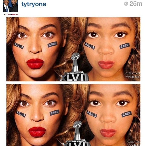 Thanks Ty (Beyonce’s stylist who is at the Superbowl now) for posting my ToddleWood photograph on your Instagram. Xo