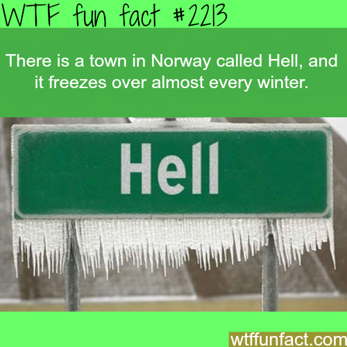 Hell, Norway weather - WTF fun facts