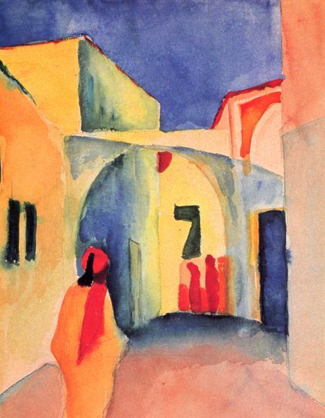 artmastered:

ARTIST OF THE WEEK: August Macke, 1887-1914
Lady in a Green Jacket (1913), Self-Portrait (1906), View into a Lane (1914)
August Macke was a German painter and member of the Expressionist group Der Blaue Reiter (The Blue Rider), along with Wassily Kandinsky, Alexej von Jawlensky and others. The group was active between 1911 and 1914, also the year of Macke’s death, and came at a crucial stage in the development of an avant-garde German art.
Macke’s interests in Fauvism and Cubism are both pretty clear in his works, and it is this combination that I believe makes his style so distinctive (if you are particularly fond of this painting style, then have a look at the work of Italian Scoula Romana painter Raffaele Frumenti: I have always thought his work looks influenced by Macke’s, specifically concerning colour and form.) You can view a complete online gallery of his work at AugusteMacke.org.
