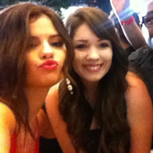 bamberxo: Selena and I!!!! ✨💕 #SpringBreakers