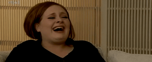 adele #laughing #laugh #giggling #hysterical laughing