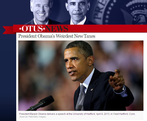 ABC news - 'Pres. Obama's Weirdest New Taxes'