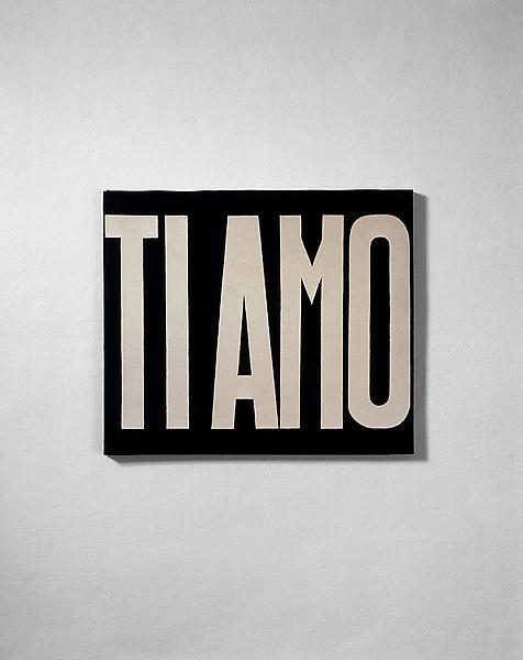 miguelbonneville:

Michelangelo Pistoletto
Ti amo (I Love You), 1965 - 1966Acrylic on canvas23 5/8 x 27 1/2 inches (60 x 70 cm)
Luhring Augustine