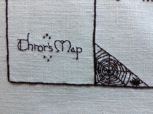 Thrors Map Embroidery