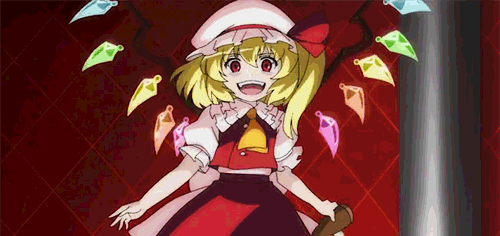my gif god i hate TAGGING touhou touhou project Flandre Scarlet eosd Embodiment of the Scarlet Devil touhou gif hey look another gif set tho wow impressive me i originally had like 8 but most of them didnt work which annoyed me to no end