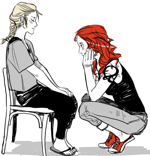 My birthday present from Cassandra JP — a scene from City of Heavenly Fire! Clary with little 12-year-old Emma.