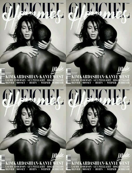 > Kanye giving Kim Kardashian the D on the cover of ‘L’Officiel Hommes - Photo posted in The Hip-Hop Spot | Sign in and leave a comment below!