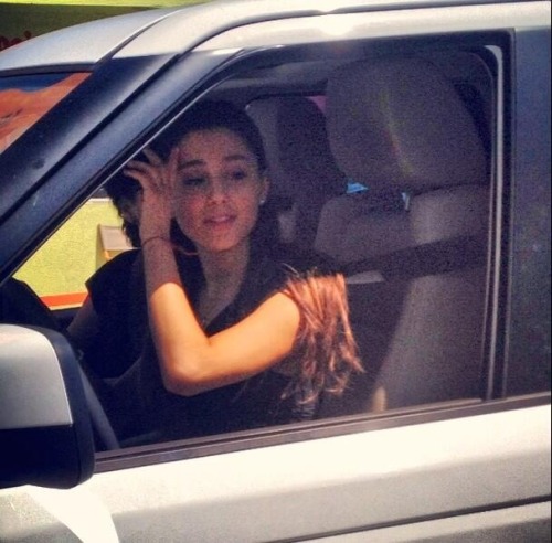 Ariana leaving the Nick Studio - July 23