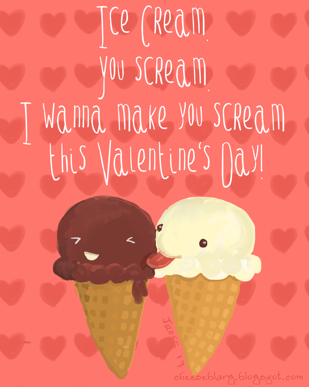 • cute food card Valentine inappropriate valentine's cards smutty cheeseblarg1280 x 1600