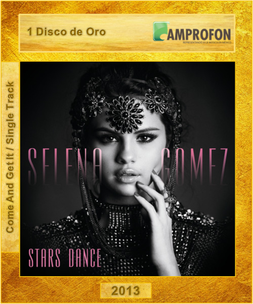 "Come &amp; Get It" went Gold in Mexico for selling over 30,000 copies in the country!