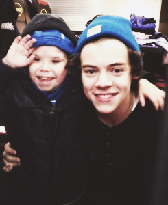 Harry with child today
