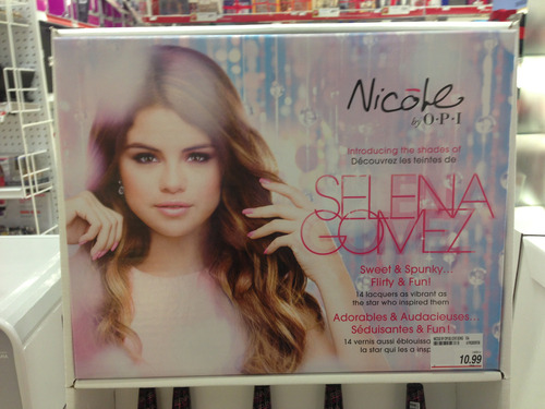 Selena Gomez’s Poster For Her Nicole by OPI Nail Polish Collection