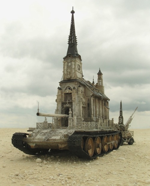 ChurchTanks by Kris Kuksi / posted by ianbrooks.me