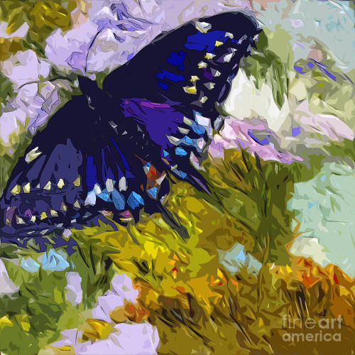 afternoontea7:

(via Abstract Butterfly Painting Black Swallowtail Painting by Ginette Callaway - Abstract Butterfly Painting Black Swallowtail Fine Art Prints and Posters for Sale)
