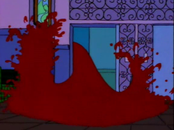 Blood The Simpsons Season 6 The Shining Treehouse Of Horror