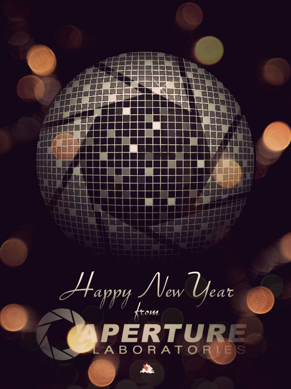 Happy New Year from Aperture Science