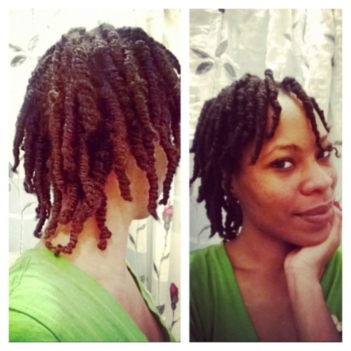 Alright three strand twists are done&#8230; I&#8217;m going to sleep!!! Lol