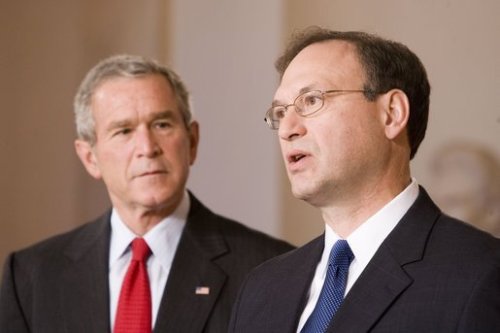 George W. Bush and Samuel Alito