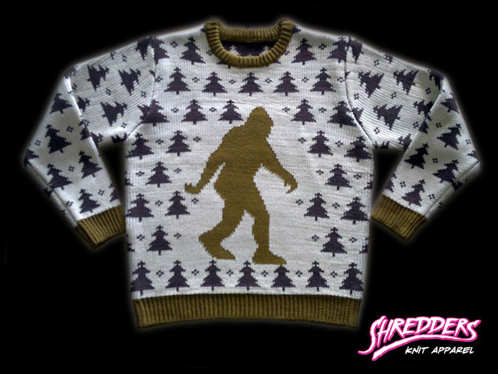 http://shreddersapparel.com/products/sasquatch-knit-bigfoot-sweater

ｖｉａ　http://boingboing.net/