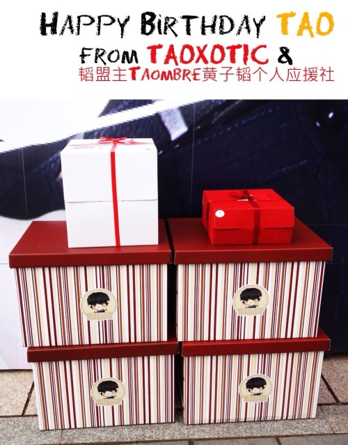 130502 - Tao&#8217;s birthday, Taoxitic and Taombre&#8217;s birthday gifts for Tao Credit: Taoxotic.