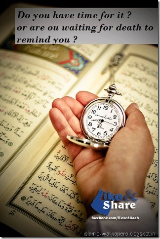 Do you have time for it&#160;? :: Islamic Quotes with PictureView Post