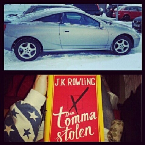 Has been traveling around in that car for a few days and got that book! #BestAuthor #JKRowling #SportCar