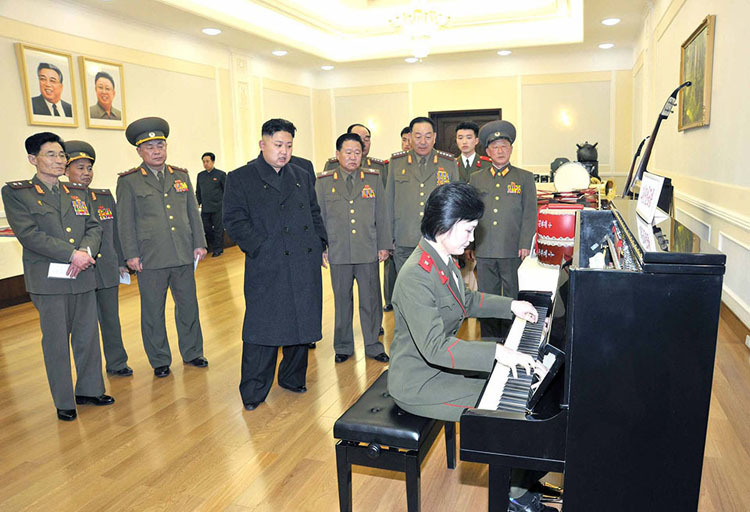 Kim Jong un visits the army @ ShockBlast