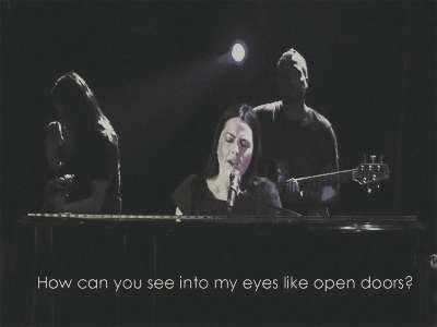 YARN, How can you see into my eyes like open doors?, Evanescence - Bring  Me To Life, Video clips by quotes, 7397945f