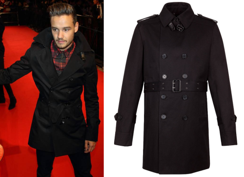 Sorry it took me so long to find it, but Liam wore this coat at the Tokyo premiere of This is Us (3rd November 2013)
Sandro - $740