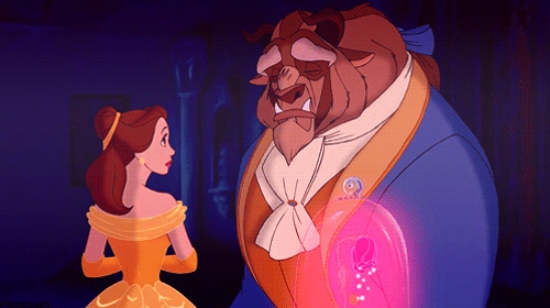 Image result for beauty and the beast disney gif