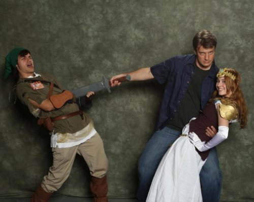 Link&#8217;s Greatest Challenge: Nathan Fillion
Filliondorf, owner of the Triforce of Nerdpower.