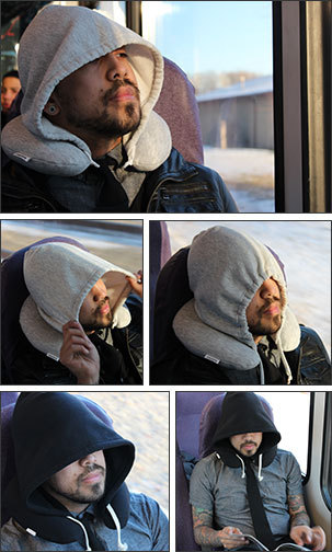 (via The Travel HoodiePillow, A Hooded Travel Pillow For Stylish Napping)