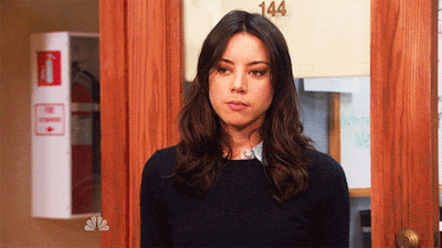 April Ludgate is not impressed gif
