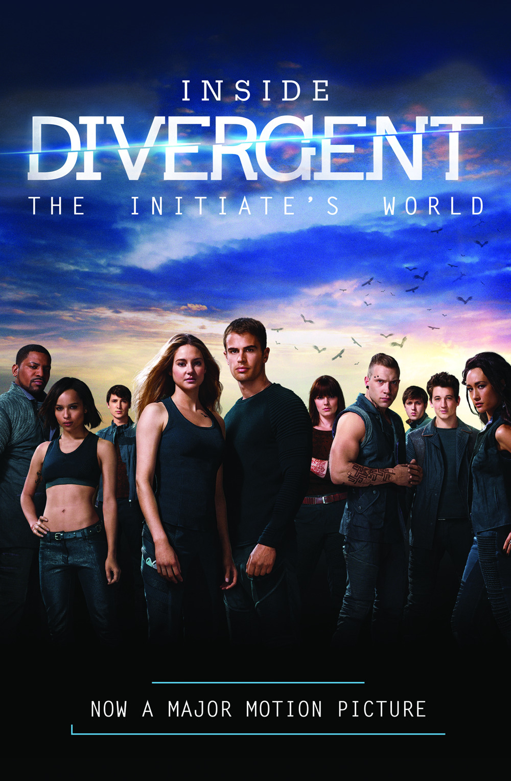 Behold! The epic cover for INSIDE DIVERGENT: THE INITIATE’S WORLD. More than 150 photographs! Details on everything Dauntless! On sale February 11, 2014! Gorgeous cast members together! Can you tell we’re a little excited?