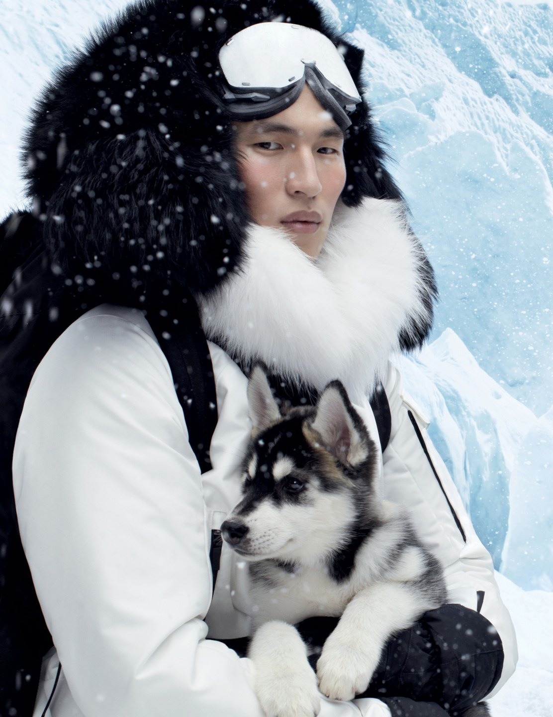 bodyfluids:</p><br /><br /><br /> <p>Jae Yoo for Moncler Gamme Rouge Fall 2013, photographed by Steven Meisel<br /><br /><br /><br /> 
