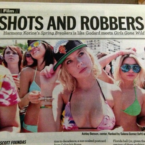 itsashbenzo #springbreakers hits theaters everywhere this Friday