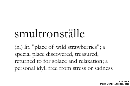 Smultronstalle - Swedish