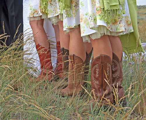 Cowboy Boots via rmaple leaf wedding boots cowboy wedding
