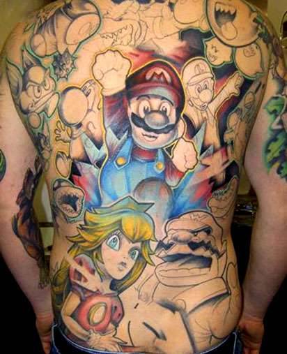 nesthings: Awesome Super Mario Bros Tattoos | WiiNoob I&#8217;m soo stoked