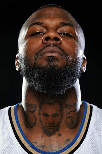 Someone needs to do a book of NBA tattoos.
