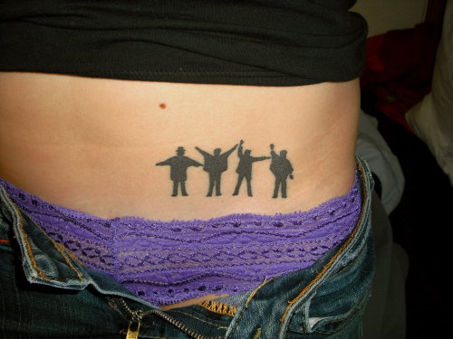 fuckyeahtattoos: my first tattoo. the beatle's help album cover wow. i 