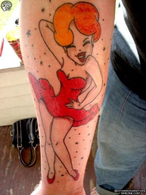 Tattoo in memory of my Mom - Hot rod flames tattoos-Nautical Stars Tattoos-
