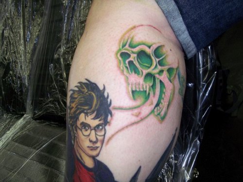 Harry Potter Tattoo with the Dark Mark