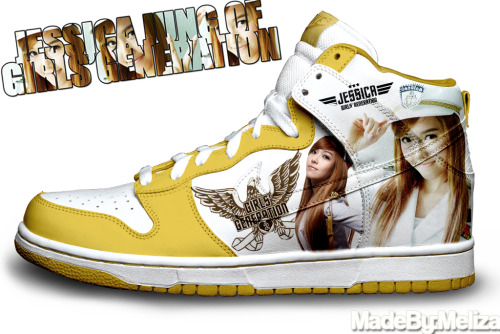 mmmcustomnikes: Jessica Jung of SNSD Girls' Generation Nike Dunks 8 more 