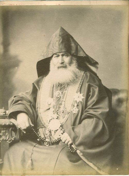 Yessayi Garabedian, the Armenian Patriarch in Jerusalem, Felix Bonfils