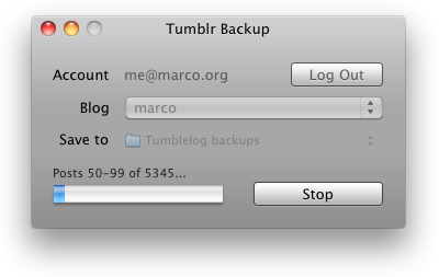Tumblr Staff on Staff The Tumblr Backup App Is Ready For Beta Testing Download  Mac Os