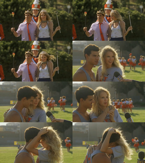 trainwreck-: Taylor Lautner and Taylor Swift in Valentine's Day
